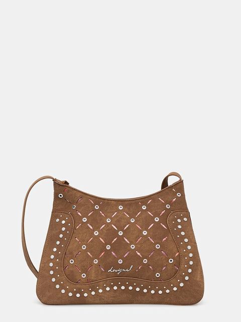 Desigual torebka YANKEE MANAOS CAMEL kolor brązowy 25WAXPB4 - zdjęcie produktu nr 1