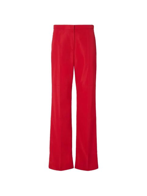 FENDI elasticated wide-leg trousers - Red - zdjęcie produktu nr 1