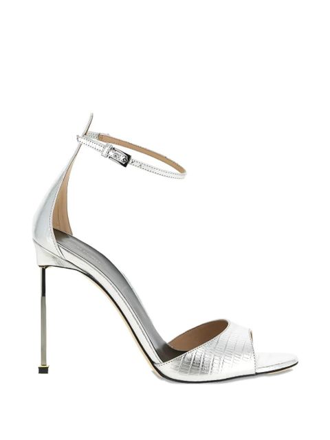 TOM FORD 105mm Tejus buckle sandal - Silver - zdjęcie produktu nr 1