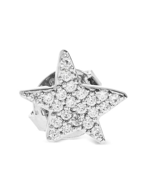 Zadig&Voltaire star-shaped crystal-embellished earrings - Silver