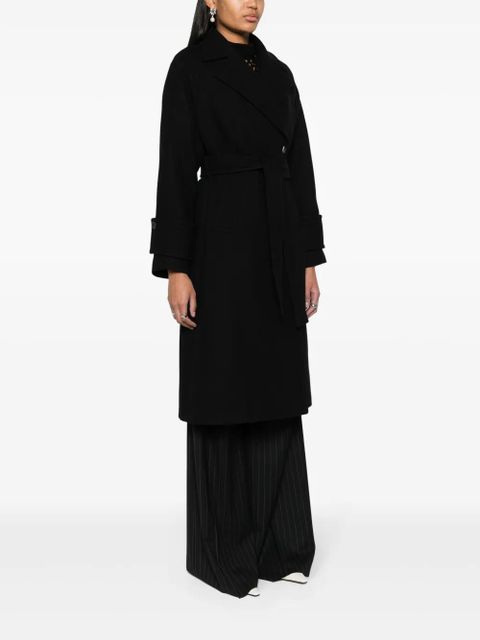 Claudie Pierlot double-breasted midi coat - Black