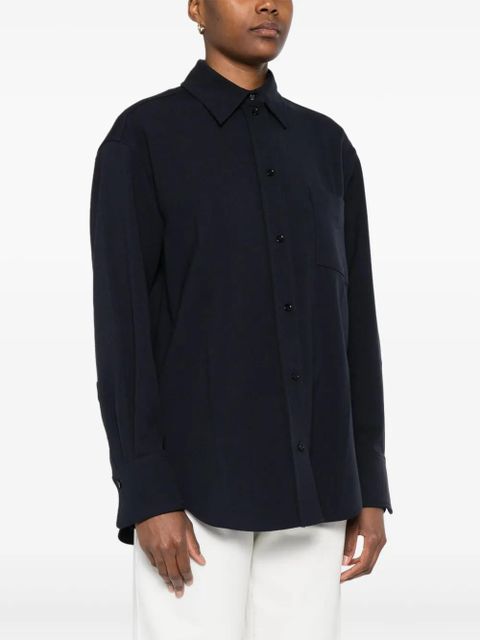 Victoria Beckham jersey shirt - Blue