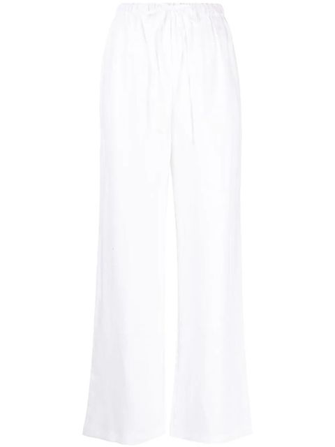 Reformation Olina linen track pants - White - zdjęcie produktu nr 1
