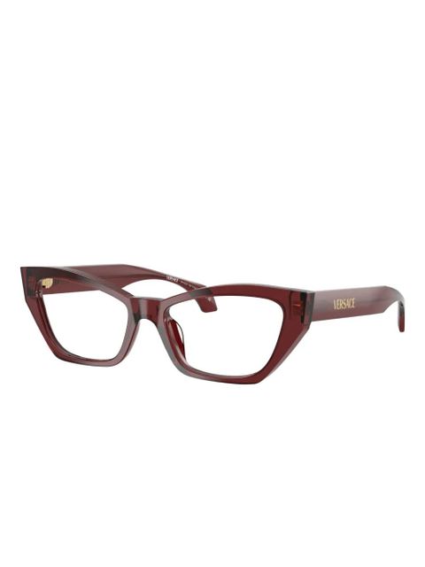 Versace Eyewear cat-eye frame glasses - Red - zdjęcie produktu nr 2