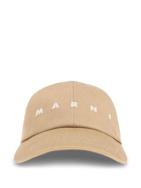 Marni logo-embroidered baseball cap - 00W25 - zdjęcie produktu nr 1