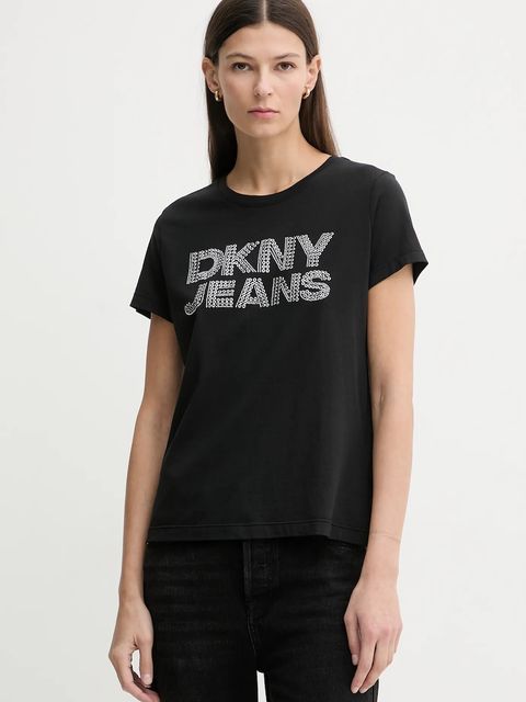 Dkny t-shirt damski kolor czarny DJ6T1692 - zdjęcie produktu nr 1
