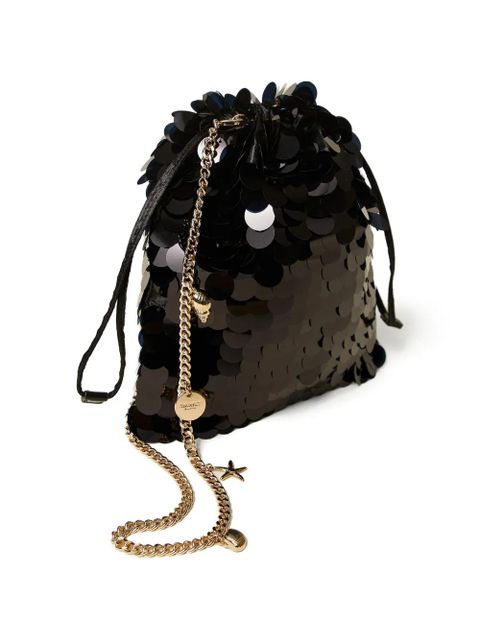 TWINSET sequin charm-detail clutch bag - Black - zdjęcie produktu nr 2