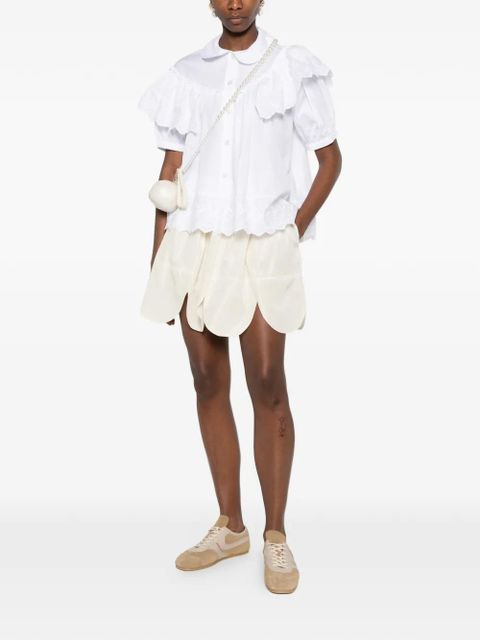 Simone Rocha ruffled blouse - White - zdjęcie produktu nr 2