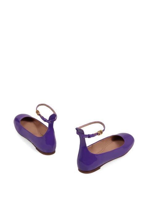 Valentino Garavani Tan-Go ballerina shoes - Purple