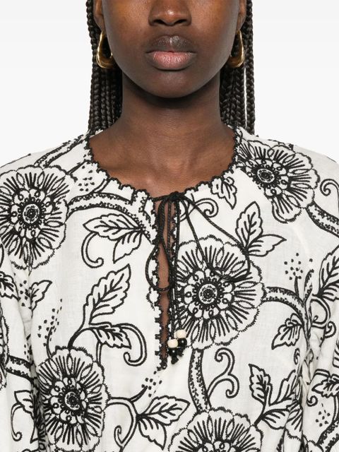 ZIMMERMANN Tallow midi dress - White