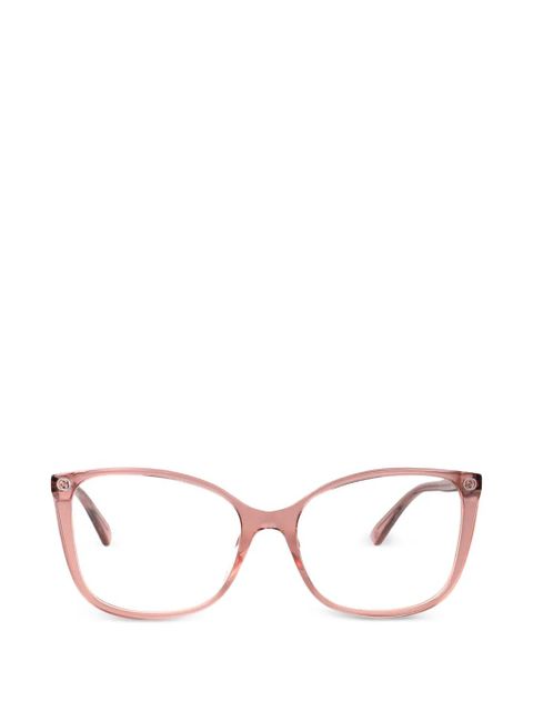 Gucci Eyewear cat-eye frame glasses - Pink - zdjęcie produktu nr 1