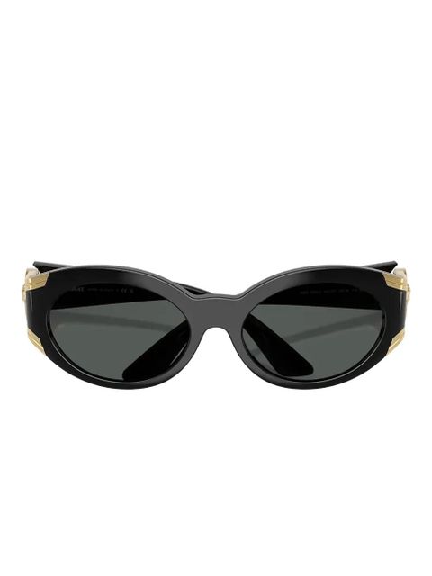 Versace Eyewear Medusa round-frame sunglasses - Black