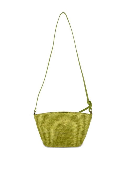 LOEWE logo-patch shoulder bag - Green - zdjęcie produktu nr 2