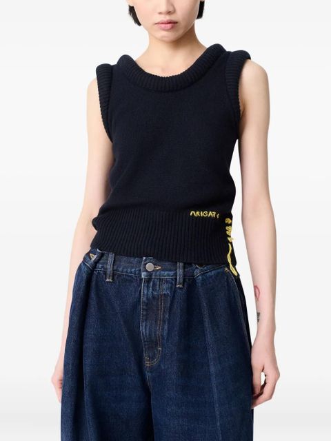 Axel Arigato Marla knit sleeveless vest - Blue - zdjęcie produktu nr 2