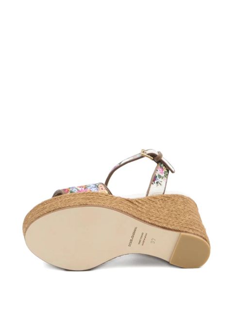 Dolce & Gabbana logo sandals - White