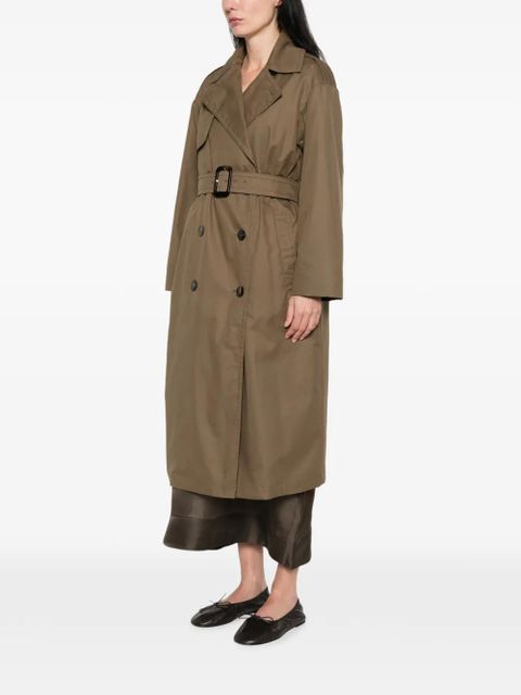Max Mara double-breasted belted coat - Green