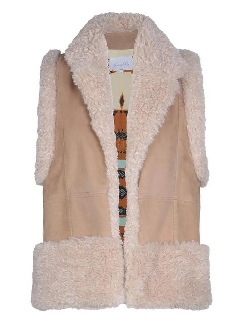 Johanna Ortiz Salty Air shearling vest - Neutrals - zdjęcie produktu nr 1