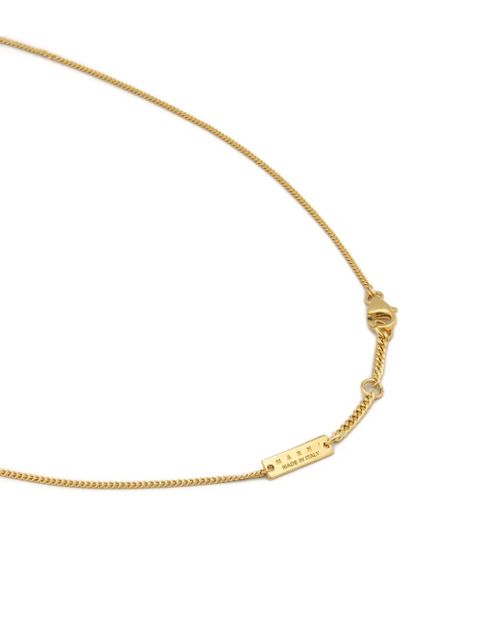 Marni pearl-embellished necklace - Gold