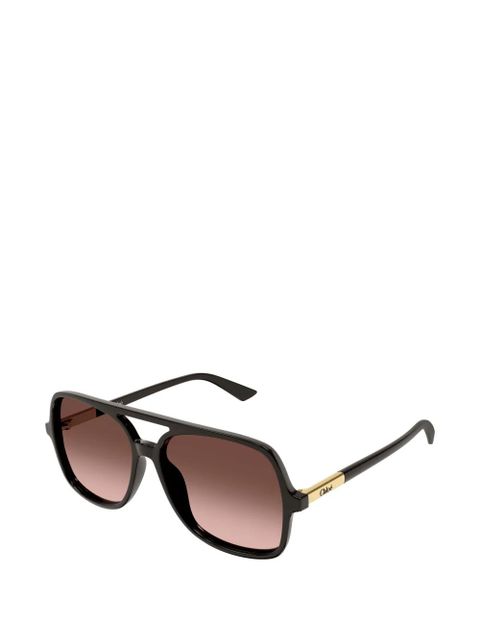 Chloé Eyewear Judy pilot sunglasses - Black - zdjęcie produktu nr 2