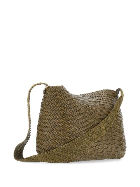 DRAGON DIFFUSION Santa Marta interwoven crossbody bag - Green - zdjęcie produktu nr 2