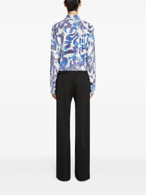 DRIES VAN NOTEN pleated palazzo pants - Black