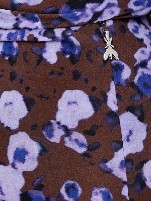 Patrizia Pepe spódnica kolor brązowy midi ołówkowa 8G0493 A636