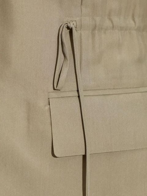 Alexander Wang drawstring pocket blazer - Neutrals