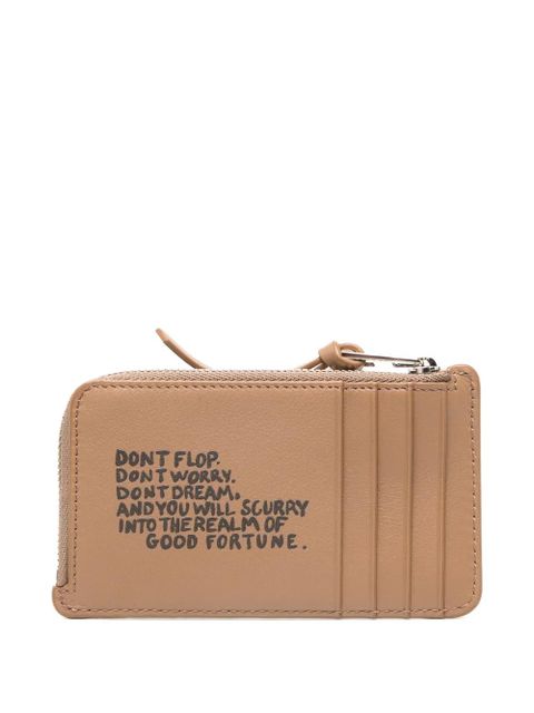 LOEWE zipped animals-print wallet - Brown - zdjęcie produktu nr 2