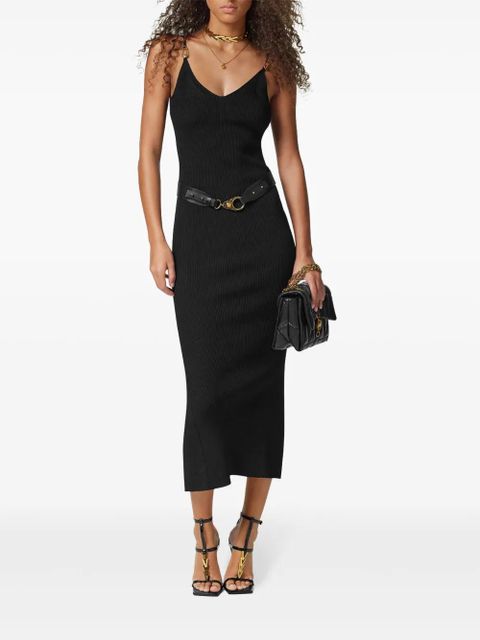Versace Safety Pin slip midi dress - Black - zdjęcie produktu nr 2