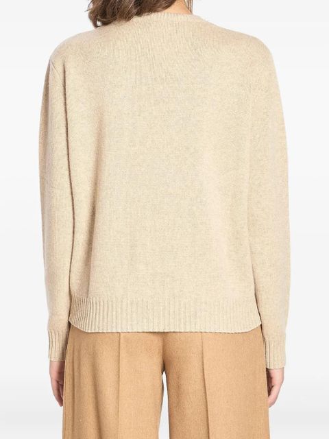 Max Mara crew-neck cashmere sweater - Neutrals