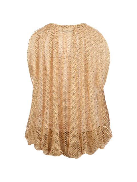 Sportmax crystal-embellished top - Gold - zdjęcie produktu nr 2