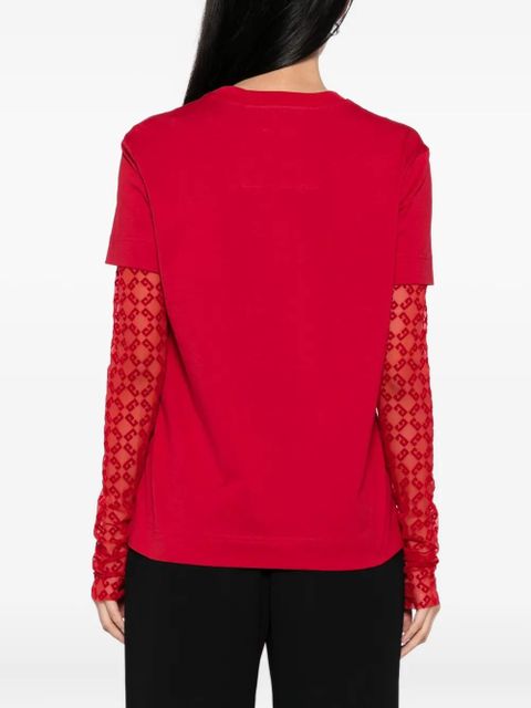 Givenchy logo-embroidered T-shirt