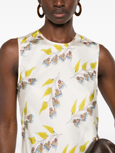 Ulla Johnson Gaea floral sleeveless maxi dress - Neutrals