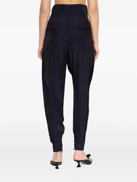 Lanvin high-waisted tapered trousers - Black