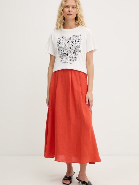 Weekend Max Mara t-shirt bawełniany BORA - zdjęcie produktu nr 1