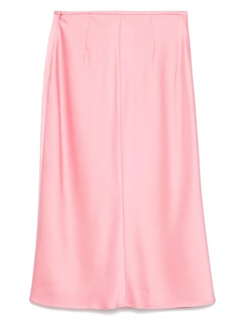 Blumarine satin midi skirt - Pink - zdjęcie produktu nr 2
