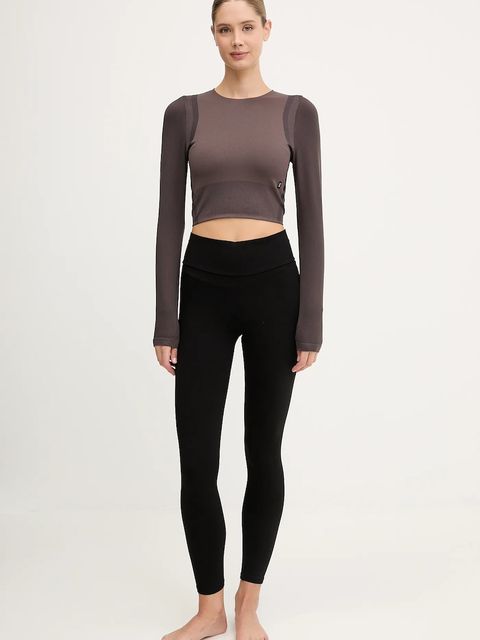 On longsleeve do jogi Studio kolor brązowy 1WF10263573 - zdjęcie produktu nr 2