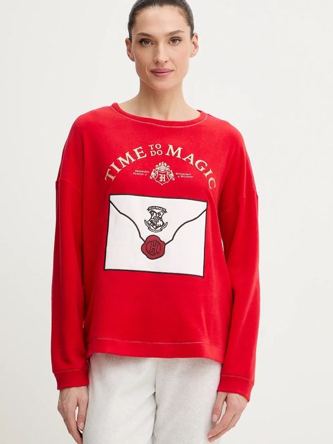 women'secret piżama HARRY POTTER damska kolor czerwony 3132262 - zdjęcie produktu nr 2