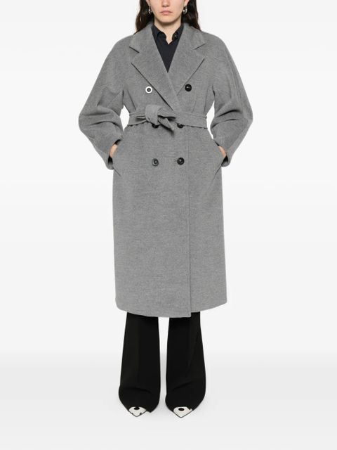 Max Mara double-breasted belted coat - Grey - zdjęcie produktu nr 2
