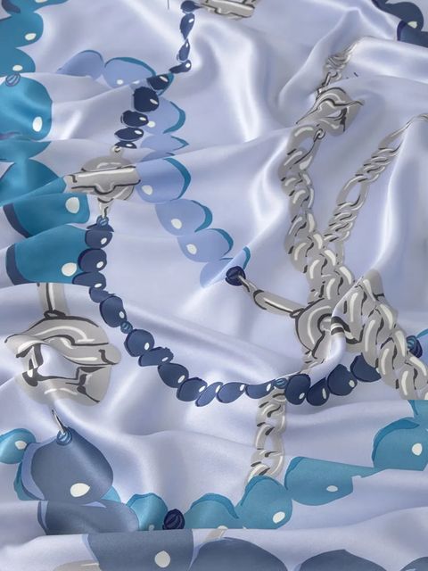 Tous chusta TEXTIL damska kolor niebieski wzorzysta 2002303634 - zdjęcie produktu nr 2