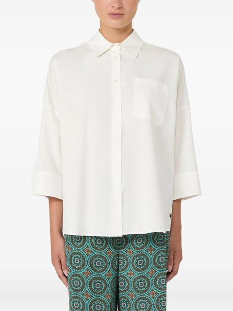 Weekend Max Mara pocket three-quarter sleeve shirt - 001