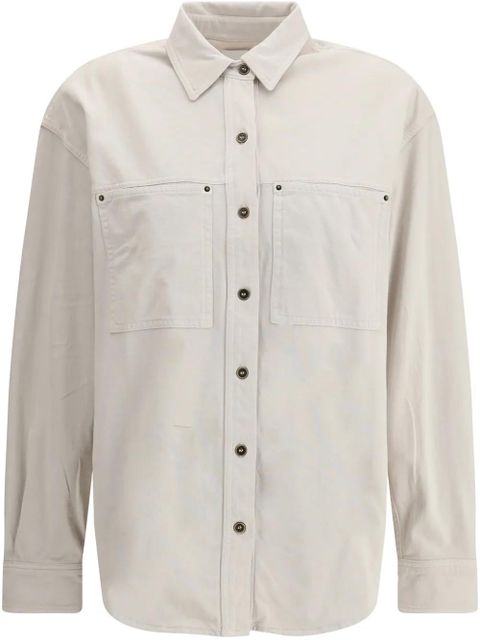 MARANT ÉTOILE Raquel shirt - White - zdjęcie produktu nr 1