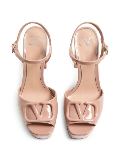 Valentino Garavani 115mm VLogo Signature sandals - Pink