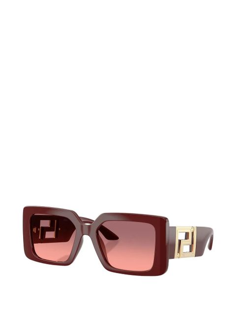 Versace Eyewear square-frame sunglasses - Red - zdjęcie produktu nr 2