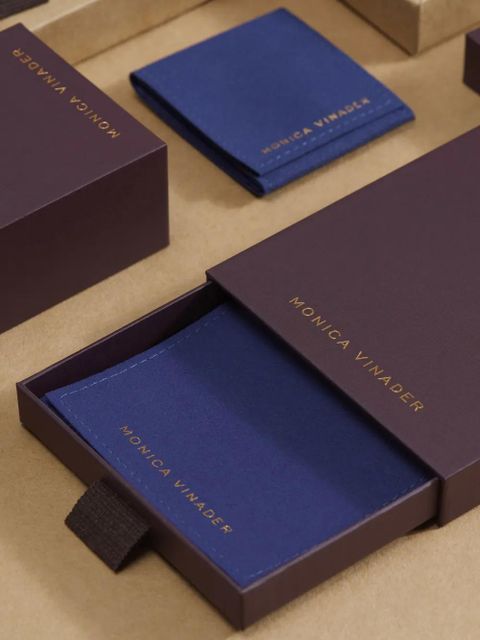 Monica Vinader triple-beaded chain necklace - Silver