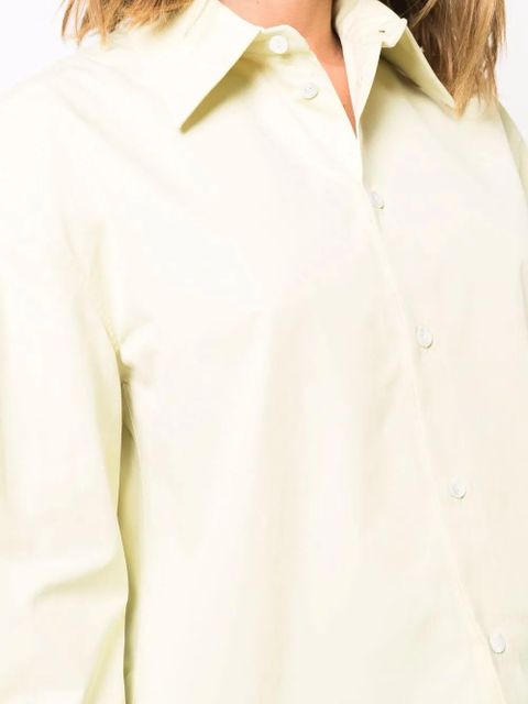 Jil Sander tailored cotton shirt - Green