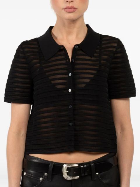 Simkhai short-sleeve cardigan - Black