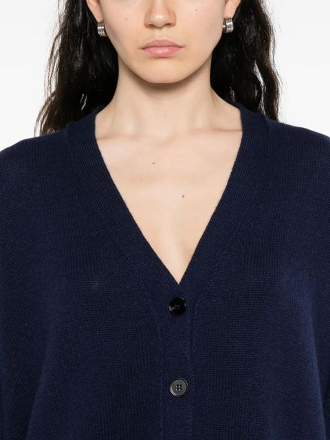 Jil Sander button-front cashmere cardigan - Blue