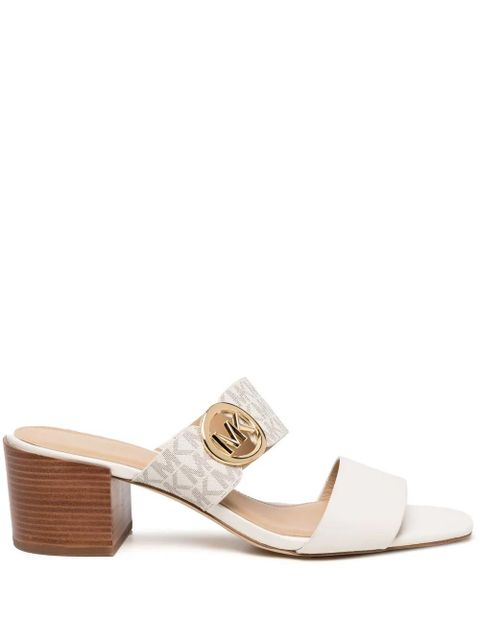 Michael Kors Summer logo-plaque mules - Brown - zdjęcie produktu nr 1