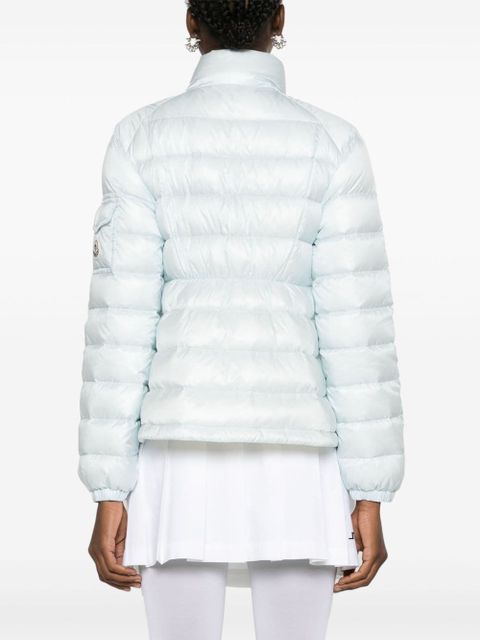 Moncler Aminia logo-patch padded jacket - Blue